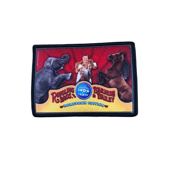 Ringling Bros Barnum & Bailey Circus Iron On Patch Hometown Edition Souvenir - Picture 3 of 3